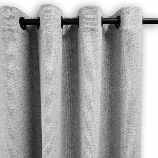PRESTIQUA Verduisterende Gordijnen voor Woonkamer - Lichtgrijs, 180x170 cm