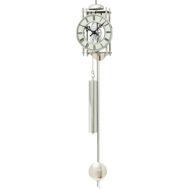 AMS 304 Skeletklok zilver