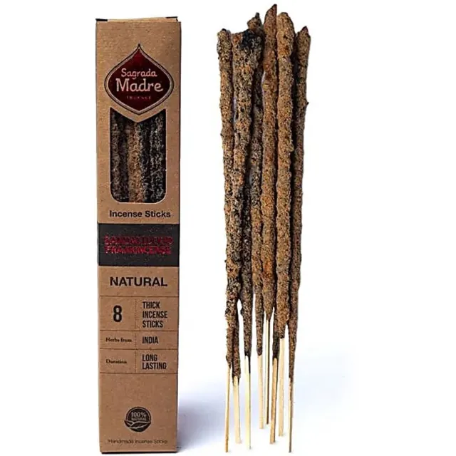 Sagrada Madre sandelhout en frankincense - wierook - geurstokjes - 1 doosje Meerkleurig