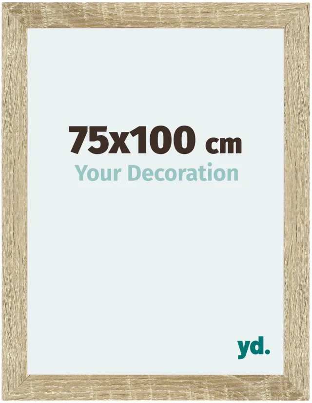 yd. Your Decoration - Fotolijst 75x100 cm - MDF - Sonoma Eiken - Mura