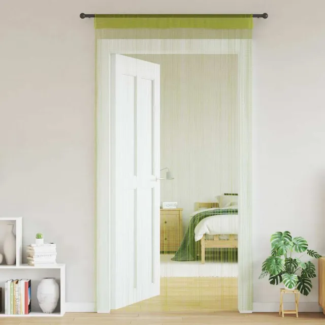vidaXL Draadgordijnen 140x250 cm groen 2 st