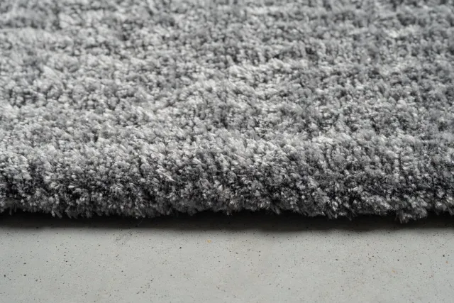 Tapis Home Tapison Home Kyoto 014.0500.5151 Vloerkleed - 200 x 290 cm - Grijs - Rechthoekig - Polyester - Eetkamer, Woonkamer, Slaapkamer - Effen - Modern, Industrieel