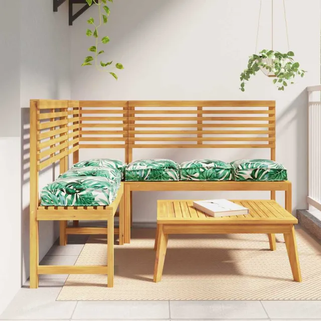 vidaXL Kussen 6 st Oxford Stof Bladpatroon 40 x 40 x 8 cm Meerkleurig