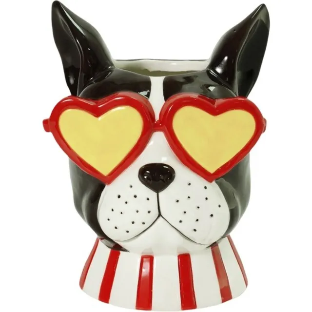 homebound by ky Aardewerk vaas bulldog zonnebril Multi
