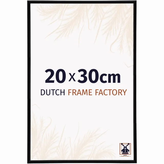 Dutch Frame Factory Fotolijst 20x30 cm - Kunststof - Zwart Hoogglans - Angers