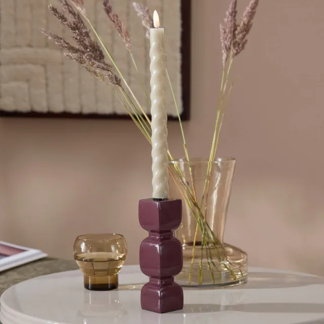 NOUS Living kandelaar Hamar burgundy