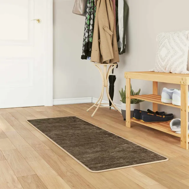 vidaXL Vloerkleedloper MARSA Bosgroen 50 x 200 cm Polyester en PVC, foto 2