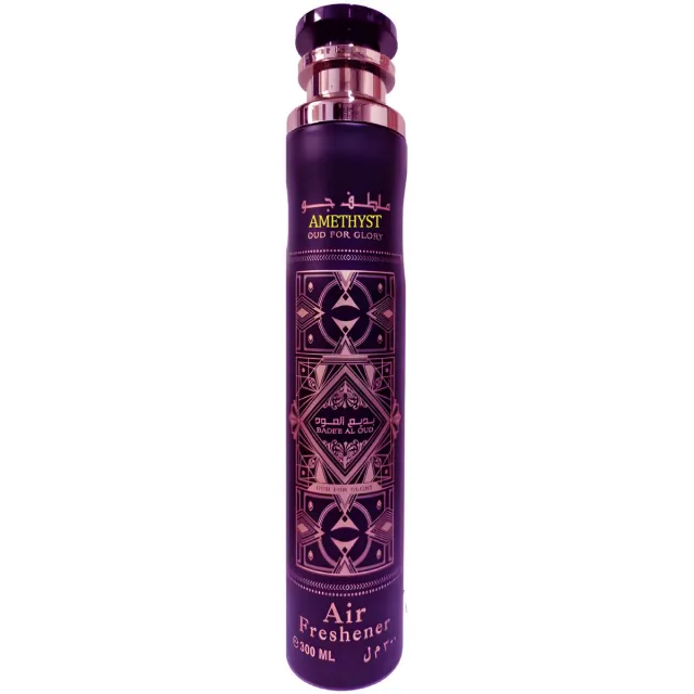 Lattafa Bade'e Al Oud Amethyst - Gerverstuiver - 300 ml zwart
