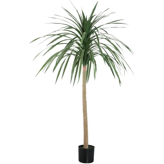 PTMD Kunstplant Tree - 90x90x160 cm - Polyester - Zwart