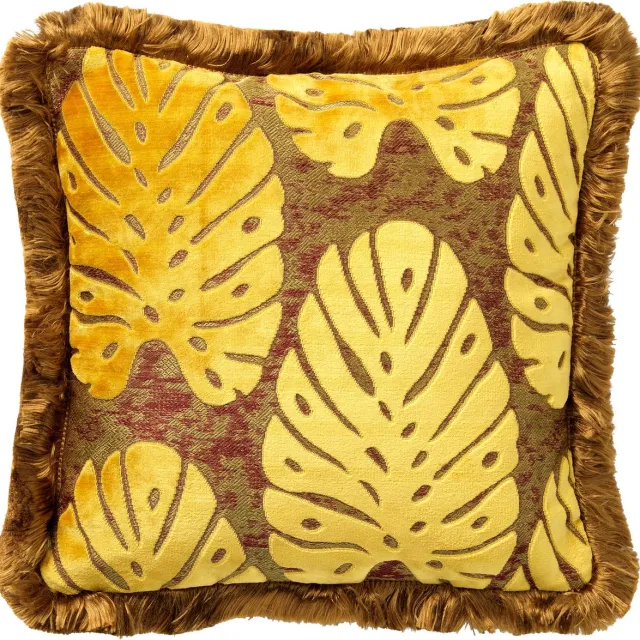 Hoii PHOENIX | sierkussen 45x45 cm | Golden Glow | geel | bruin | Hoii | met duurzame kussenvulling