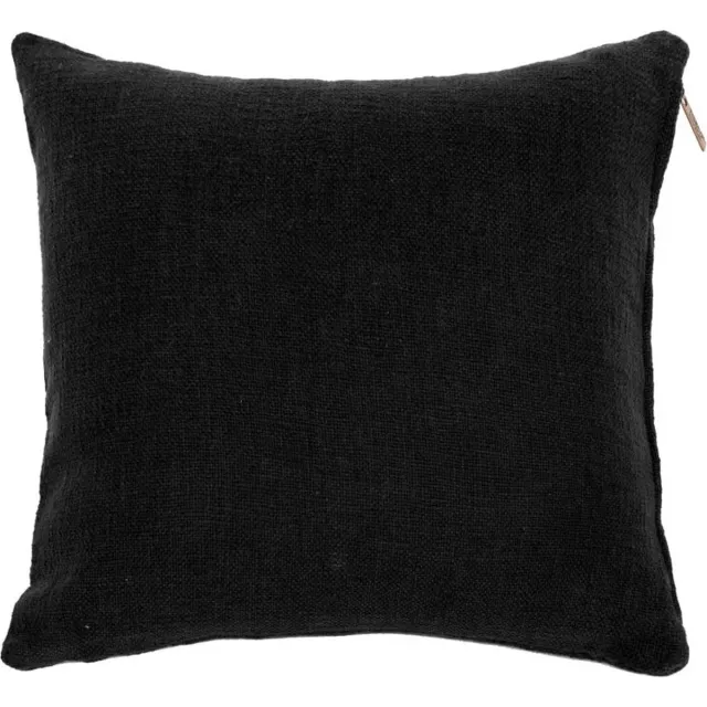 Tiseco Kussen (gevuld) COTTON SLUB - SET/2 - 45x45 cm - Zwart BLACK