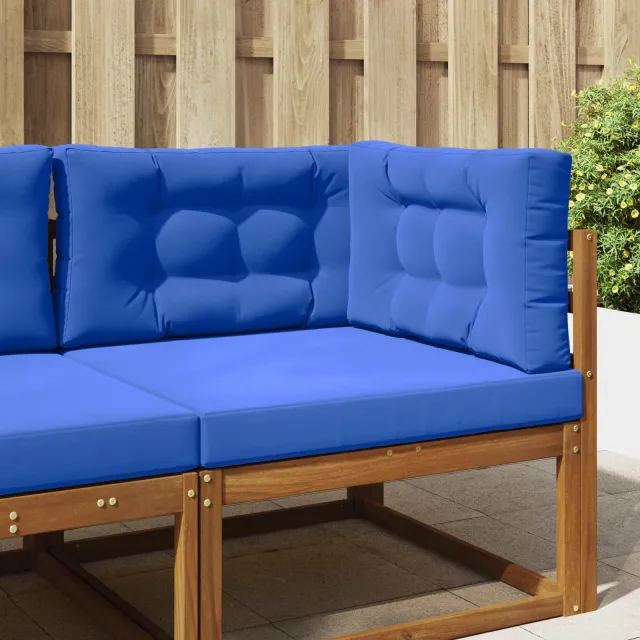 vidaXL Buiten bankkussen Stof Koninklijk Blauw 80 x 80 cm