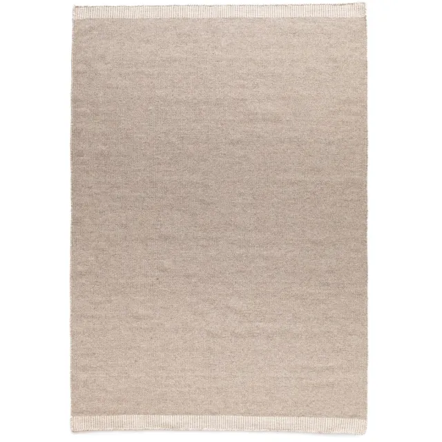 Nordic Weavers Wollen vloerkleed - Grund grijs 80x150