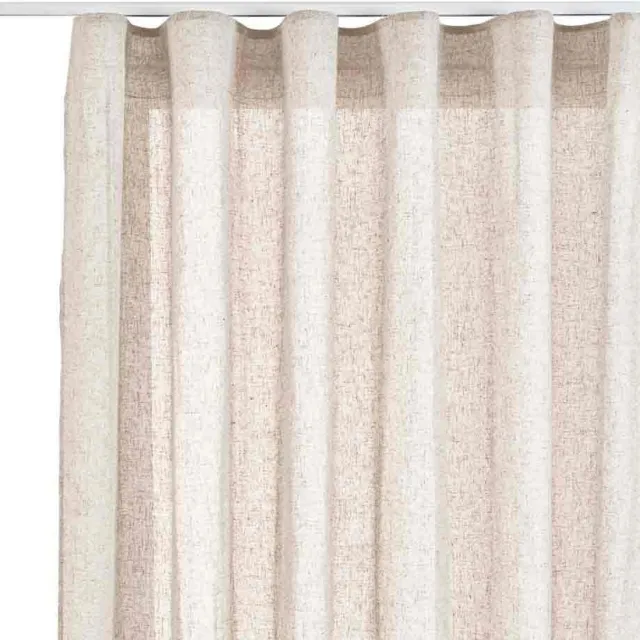Stor Planet Linum 280x300 Cm Gordijn Met Ringen Beige Linen