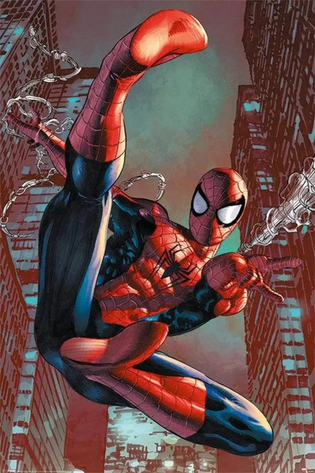 Spider-Man Poster - Spider-man Web Sling - 91.5 X 61 Cm - Multicolor