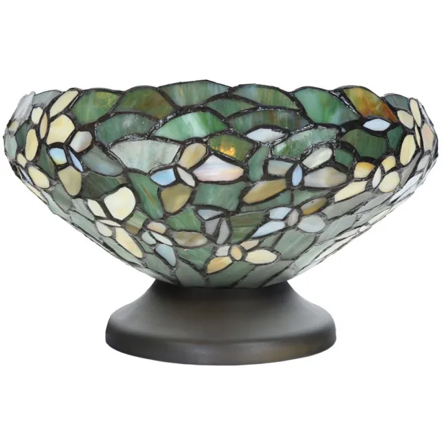 Coloured by Art Tiffany Tafellamp Settle Down - Art Deco Trade Groen