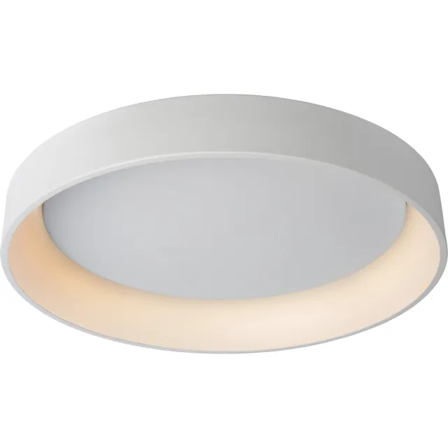 Lucide TALOWE LED - Plafonnière (Plafondlamp) - Ø 80 cm - LED Dimbaar - 1x80W 3000K - Wit