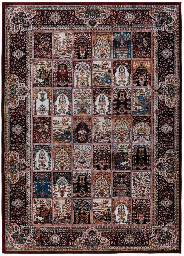 Muratap Dunya 1001 Klassiek Vloerkleed Rood- 120x170 CM