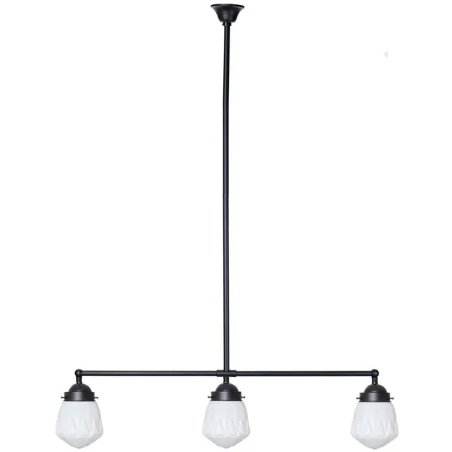 Coloured by Art Moonlight T-lamp 3 lichts Rocket - Art Deco Trade Zwart