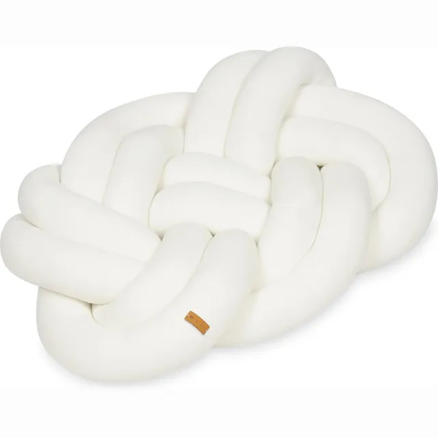 Viking Choice Knoopkussen - wit - 50x40 cm - sierkussen Creme