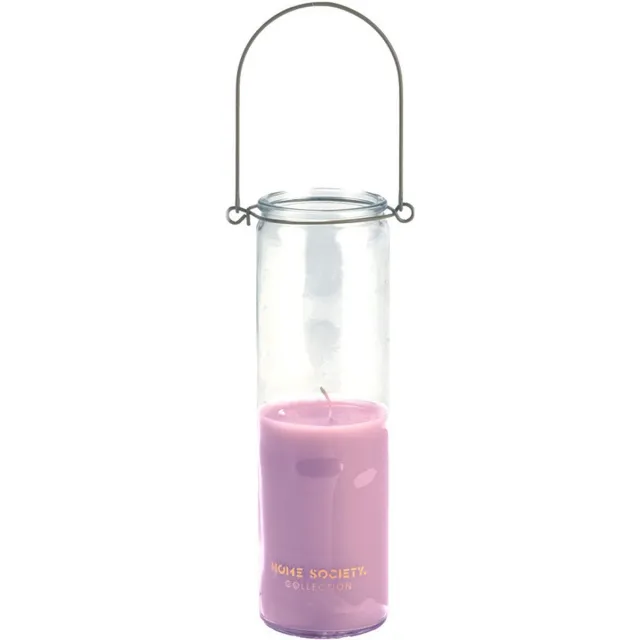 Home Society Candle Tube Frank - Hangkaars - Lilac - 6,3 x 6,3 x 21 cm