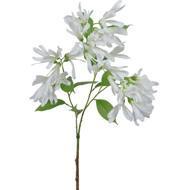Viv! Home Luxuries Kamperfoelie - kunstbloem - wit - 84cm
