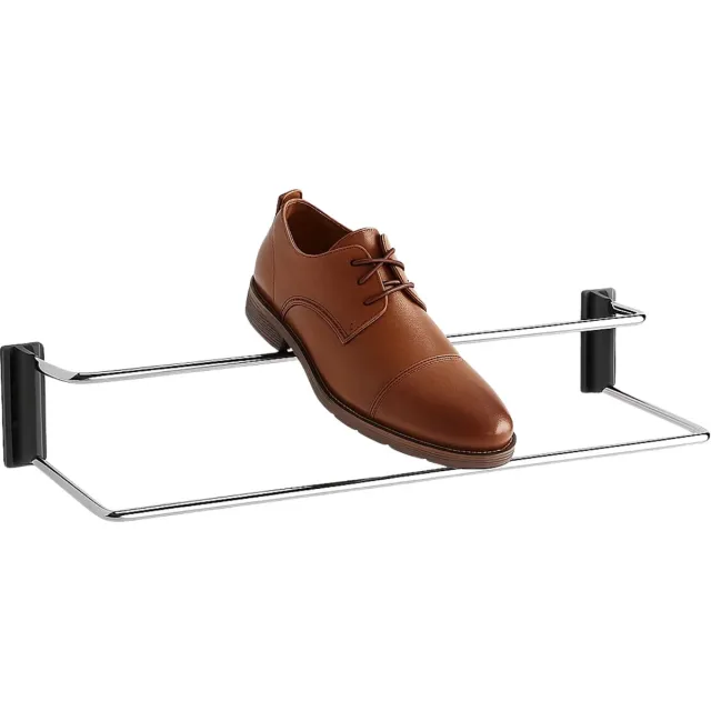 Lomera Verstelbaar Schoenenrek – Schoenen Overzichtelijk Opbergen – Verchroomd Metalen Rek – Verstelbaar Tussen 40 en 70 cm – Schoenenrek voor Wand – Ruimtebesparend Schoenenrek – Metalen Schoenenrek – Schoenen Opbergsysteem nvt