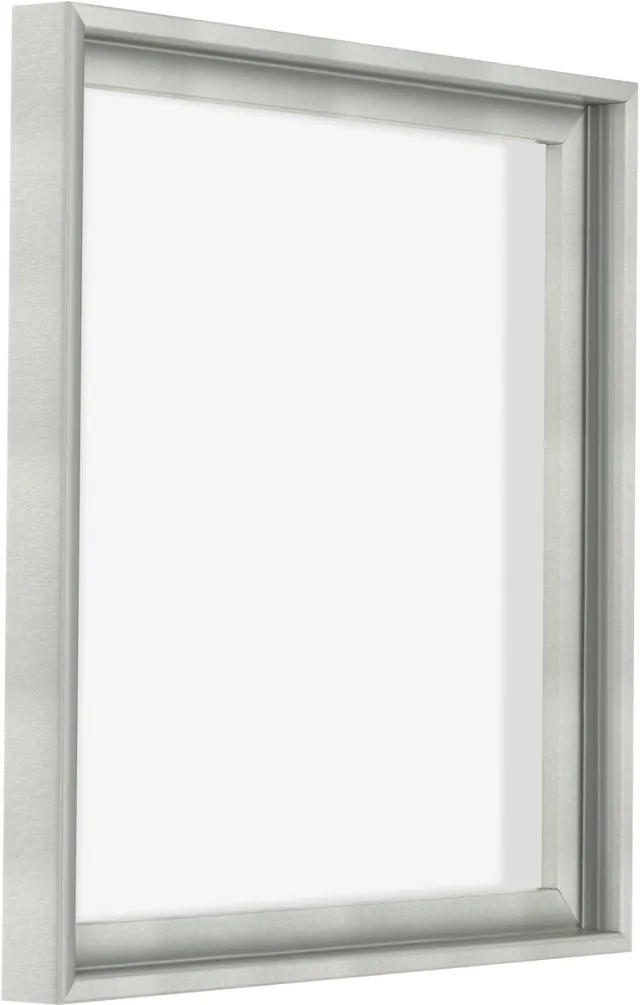 Dutch Frame Factory Baklijst 20x20 cm - Zilver Mat - Geschikt voor Canvasdoek - MDF Baklijst Lausanne