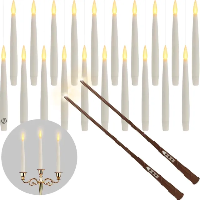 Equivera Floating Candles - Zwevende Kaarsen - Floating Candels - Hangende Kaarsen wit