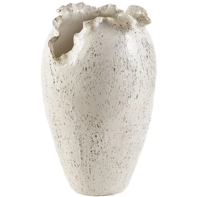 EDG - Enzo De Gasperi EDG - Vaas - Keramiek - wit - D23,5 x H35,5 cm