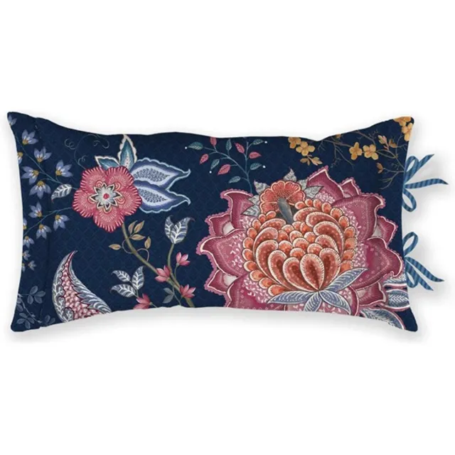 Pip Studio Sierkussen Tree Of Life 35x60 cm Donkerblauw