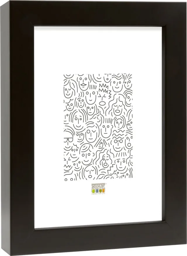 Deknudt Frames fotolijst S43DL2 - zwart -extra hoge lijst - foto 20x28 cm