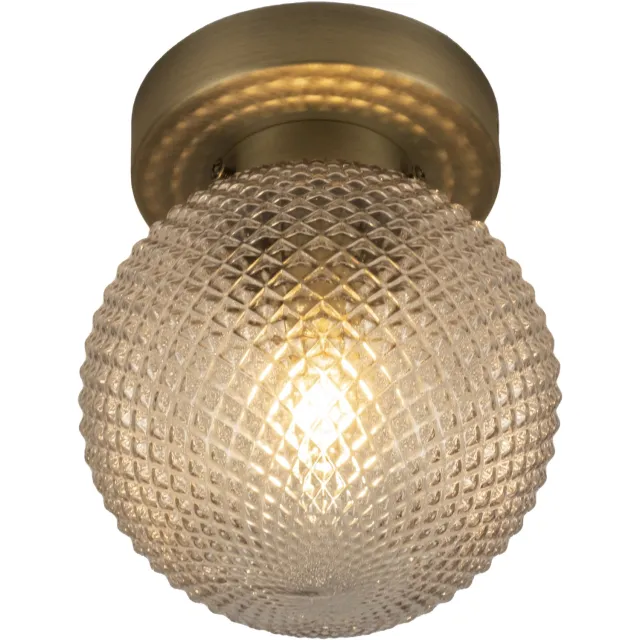 Lumidora Plafondlamp 74751 - Plafonniere - MANTUA - E14 - Brons - Metaal - Badkamerlamp - ⌀ 15 cm