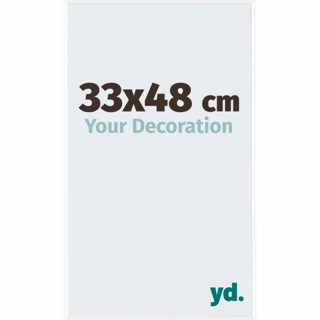 yd. Your Decoration - Fotolijst 33x48 cm - Kunststof - Wit Hoogglans - Evry