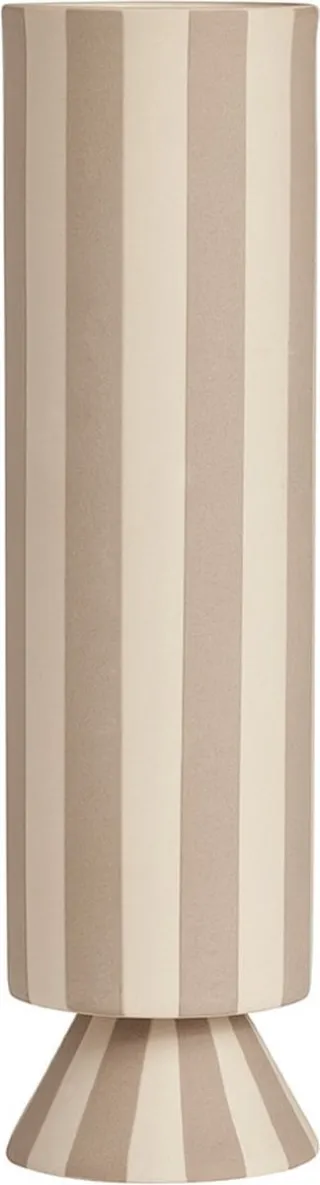 Oyoy Living Design OYOY - Toppu Vaas - hoog - Clay Beige