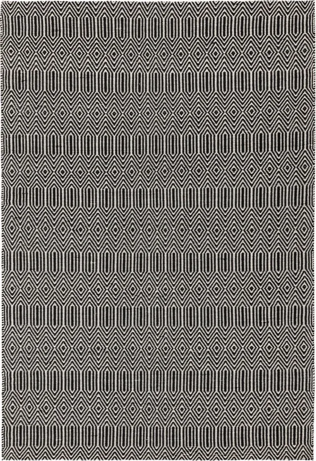 Eazy Living Easy Living - Sloan-Black Vloerkleed - 160x230 - Rechthoek - Laagpolig Tapijt - Modern - Zwart_wit