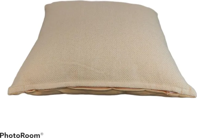 De Huismus Luxury Line Sierkussen - Perzik Roze/oranje Incl. Binnenkussen - 40 Cm X 40 Cm