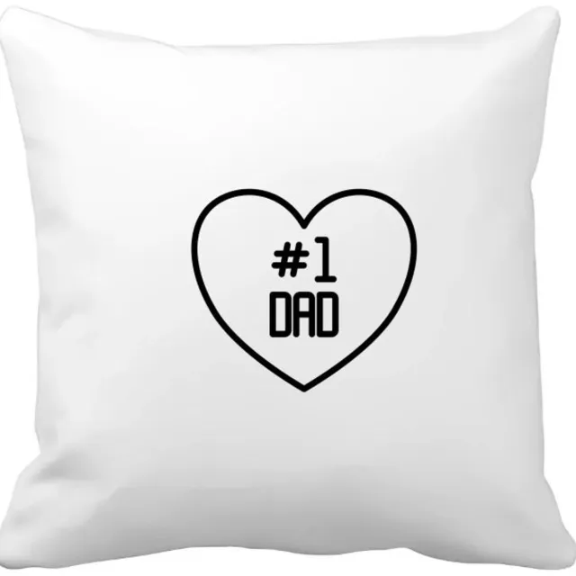 Akyol #1 dad Kussen hoes - Papa - vader op nummer 1 - vader cadeautjes - vaderdag - verjaardag - geschenk - kado - vader artikelen - 40 bij 40 cm Multicolor