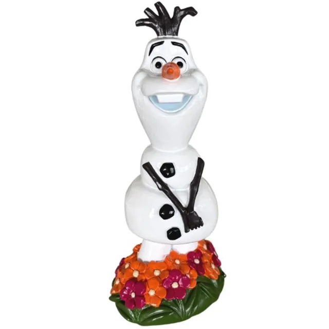 Disney Home 3D Statue - Frozen Olaf With Flowers Meerkleurig