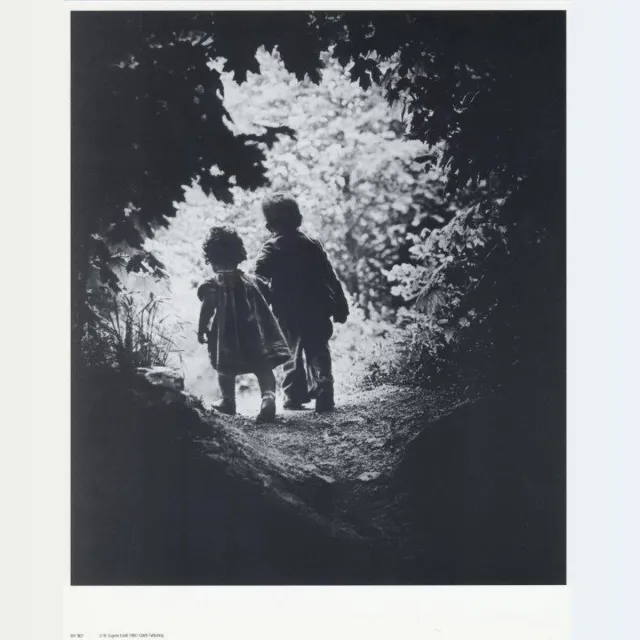 Catch Projecten Mini zwart-wit poster - The Walk to Paradise Garden - Eugene Smith - 24x30 cm