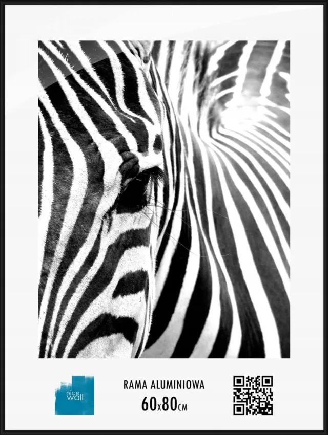 Icar Aluminium Fotolijst Zwart 60x80 cm - Stijlvol en Duurzaam
