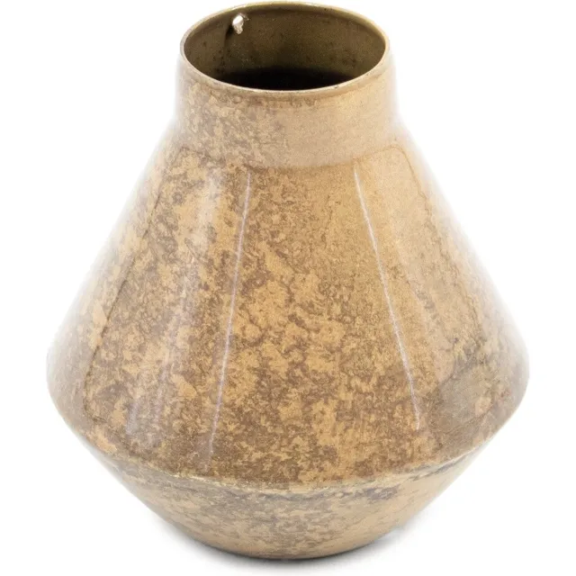 homebound by ky Vaasje metaal peach marble | bloemenvaasje | vaasje Goud