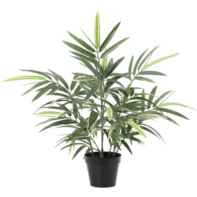 Trendyplants Kunst Bamboe - Bamboeplant - Kunstplant - Hoogte 57cm - Potmaat Ø12cm Groen