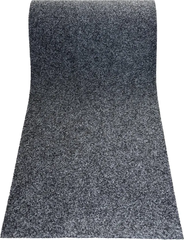 JYG Tapijtloper - Keukenloper - 50x150cm - STAR antraciet - 50cm breed - variabele lengtes - antislip - carpetrunner - traploper onderhoudsvriendelijk - vloerkleed - op maat - vloerkleed hal - tapijt inkom - kitchenrunner