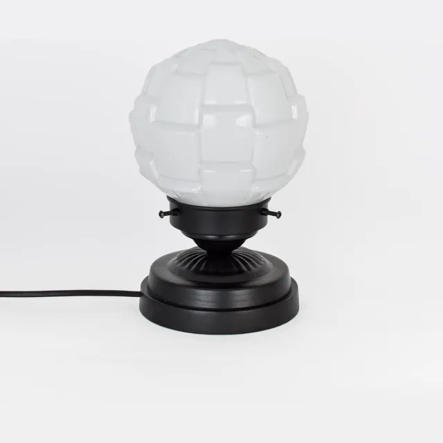 Coloured by Art Lage Tafellamp Bretagne Moonlight - Art Deco Trade Zwart