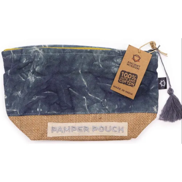 Ancient Wisdom Edelsteen - Pamper Pouch - Houtskool - Orgoniet - Spiritueel - Genezing - Bescherming - Energie - Chakra multicolor