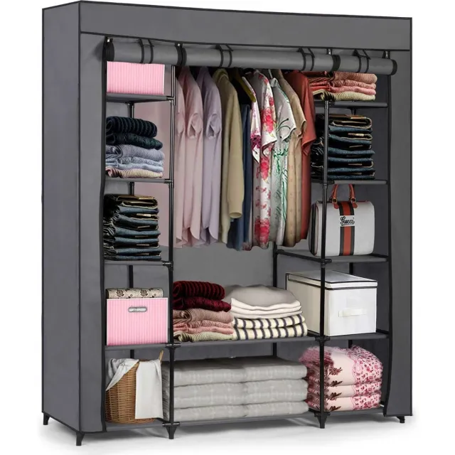 Massido Grote Massido textielgarderobe - grafiet