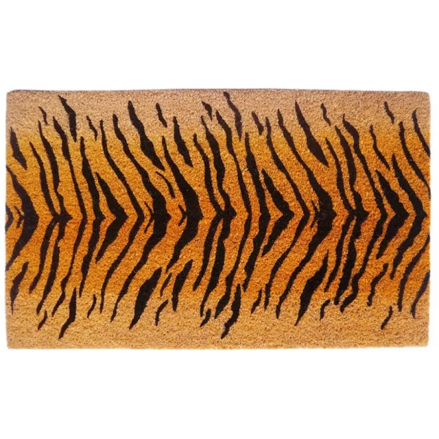 Bazardeluxe Deurmat Bengaalse Tijger - Kokosmat - 75x45cm - Multi