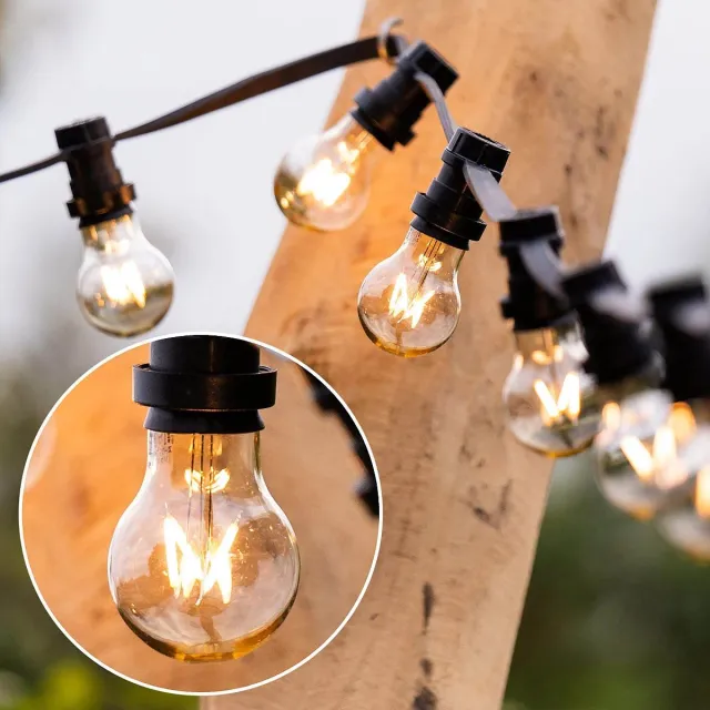 LumenXL Prikkabel set met dimbare 4 watt LED filament lampen