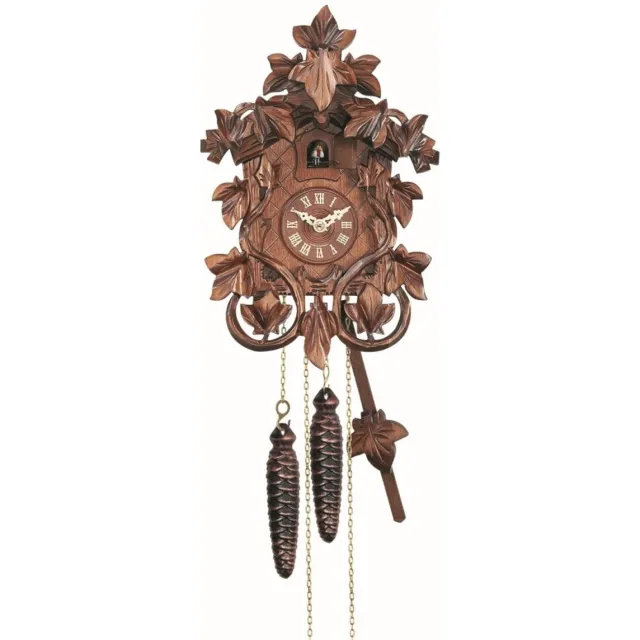 Engstler 525 - Koekoeksklok - 1-daags kettinguurwerk - Notenhout - 25,5 cm Bruin